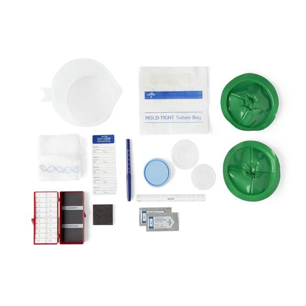 Tray Set-Up Sure Set With Gauze/Bag Bedside Paper Latex 12/Ca